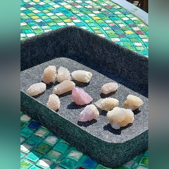 LOT! Spirit CrystalsyPineapple Quartz Crystals Purple Amethyst Quartz Crystals - Picture 6 of 16